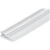 Gedotec Guarnizione per porte d'ingresso per telai in legno bianco | 6 m di guarnizione per porte in TPE SV 112 | nastro sigillante per porte con scanalatura larga 4-5 mm - larghezza: 18 mm