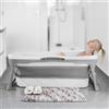 ELDERFLOWER & BERRIES Vasca da bagno portatile per adulti, extra large, pieghevole, 142,2 cm, design ergonomico per il massimo relax e il bagno ghiacciato, ideale per piccoli spazi, vasca da bagno pieghevole rapida e senza