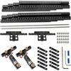 JOJOCY Sistema di guida per binario scorrevole parallelo per sega da pista per lavori in legno, tagli ripetibili, compatibile con binari Festool, Makita, Milwaukee, Triton, Powertec