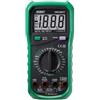 Gbc Multimetro digitale con capacimetro, frequenzimetro e termometro, tester elettricista, tester portatile