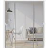 WXWYGNY Zanzariera Magnetica per Porta,Doppia Apertura Laterale Tenda Zanzariera Porta,Si Chiude da Sola,per Porte da Balcone, Terrazze, camera da letto,160x250cm,Grigio