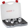 Bosch Professional 2608599037 Set da 5 Pezzi, Punta Diamantata a Secco, per Ceramica, X-Lock, Dry Speed, Ø 20/25/35/51/68 mm