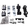 AERREGI KIT PER BINARI SCORREVOLI | SISTEMI SCORREVOLI PER PORTE | SET CARRELLI SCORREVOLI PER PORTE CON PORTATA 80 Kg (SET ERMETIKA)