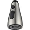 Aqxyxsw Ugello spruzzatore for rubinetto estraibile da cucina, 3 modalità, ABS, risparmio idrico, soffione doccia for lavandino del bagno, for attacco 1/2 lingli(Dark Grey)