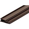 Gedotec - Guarnizione per porta di casa, 12 mm, in silicone, marrone scuro, DS 112a, guarnizione in silicone con larghezza di scanalatura da 4 a 5 mm, made in Germany, 6 m, guarnizione