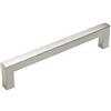 Gedotec Maniglia Armadio Quadrato - Acciaio inox spazzolato, 334 x 14 x 320 mm