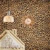 ESSMOKO Carta da parati autoadesiva in PVC con stampa leopardata per soggiorno camera da letto negozio sfondo murale - Stampa leopardata - 45 * 500cm