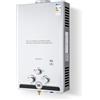 VONLUCE 16L Scaldabagno a Gas GPL 27,2 kW a Parete con Modalità Commutabili, Caldaia a Gas GPL Automatica Istantanea con Display a LED e Nucleo in Rame