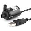 Ejoyous Brushless JT-160 A DC 5V Micro Pompa ad Acqua Sommergibile Con Presa USB Silenziosa Computer Senza Spazzole Pompa di Raffreddamento ad Acqua Piccola Mini Pompa Sommergibile