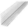 Fassadenprofile 20x angolare di ventilazione alluminio 2m 30x40mm argento - griglia aerazione per tetto e facciata - griglia gronda profilo ventilazione protezione uccelli insetti