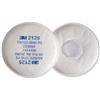 Safety Supply Company 3 M - Coppia Cartucce Filtro particolato per uso con 6000 7500 e 6900 maschere, Bianco