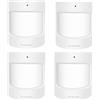 Homcloud Sensore di Movimento, necessita della Centralina zigbee Homcloud, Connessione Zigbee, per Sistema di Allarme e Domotica Intelligente, Compatibile con Apple HomeKit, Alexa (4PACK)