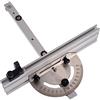 Gralara da banco Mitra Gauge Mitra Saw Goniometro Piastra angolare Righello con arresti ad angolo multipli Mitra Gauge di precisione in lega di alluminio, 250MM