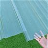 Geovne Fogli Pretagliati di Vetroresina,Lamiere Ondulate,Pannelli da Tetto Trasparente all'80%,Copertura Tettoia da 3mm,Lastra per Copertur Isolanti/Anti-UV,per Serre,Carport (0.9x1.75m/35x69in,10 Pcs)