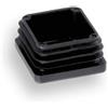 OL 20 tappi, nero, per tubi quadri dimensioni esterne 20x20 mm