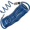 Stix Tubo per aria compressa SP-PE 5 m, Tubo spirale flessibile 6,5/10 mm, Tubo per aria PE, pressione max 10 Bar, con protezione anti-piegatura e attacco rapido, per garage e officina