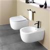 MarinelliGroup Sanitari bagno Bidet e Vaso WC SOSPESI filomuro rimless scarico VORTICE coprivaso softclose Cloud