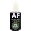 Alex Flittner Designs Pennarello a vernice RAL 6020, colore verde cromo opaco, 20 ml, vernice per ritocco acrilico, per riparazione, legno, metallo, mobili, bagno