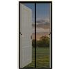 DOGUO Zanzariere Magnetiche Per Finestre 90 x 300 cm Anti Zanzare Calamite Tenda Non Richiede Perforazione Tenda Anti Zanzare Insetti Zanzariera Porta Finestra, Nero