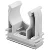 MARLANVIL 50 CLIPS FISSATUBO A SCATTO PER TUBO RIGIDO GRIGIO MORSETTO FISSAGGIO VARIE MISURE (25 mm)