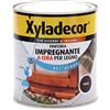 Xyladecor FINITURA IMPREGNANTE A CERA PER LEGNO Interni ed Esterni a Base Acqua colore NOCE 750ML, 750 ML