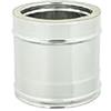 Generic Tubo Doppia Parete in Acciaio Inox per Canne Fumarie caminetti CM 25 (130-180)