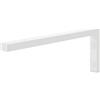 HOLZBRINK Supporto per mensola in metallo 40x15 cm HLA-B (1 pz) | Supporto per mensola lavabo da appoggio, reggimensola robusta da muro | Colore: Bianco