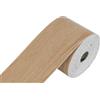 IGTOPS Battiscopa morbida, autoadesiva, flessibile, larghezza 10 cm, in PVC, impermeabile, decorazione autoadesiva (10 cm x 10 m, rovere giallo)
