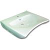 Goman Lavabo Ergonomico per Disabili, Lavandino per Bagno Accessibile Diversamente Abili, Serie Open, 66 x 55 x 16 Centimetri