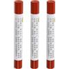 QUARKZMAN Crayon per Riparazione Mobili, 3pz - Stucco per Cera per Legno, Ritocco Pennarelli per Mobili - per Coprire Graffi Fori Tavoli Scrivanie Pavimenti Legno, Legno Rosso