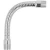 Rosvola Braccio per Soffione Doccia Girevole, Braccio di Prolunga per Soffione Doccia Girevole Decorativo Resistente all'Usura in Acciaio Inossidabile Regolabile con Flangia per Bagno