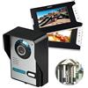MINUS ONE Videocitofono campanello videocitofono, Citofono con 7 pollici 2 monitor 1 telecamera per casa monofamiliare, visione notturna TFT-LCD a infrarossi, visione notturna, di controllo elettroserratura