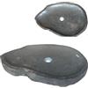 Lendo Online Lavabo ovale (50-60) x(35-40) cm pietra di fiume - pietra naturale - lavandino per bagno e toilette - lavello - lavabo - forma e colore unici!