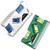 Fauhapyway Mini misuratore di livello 3 in 1 strumento di misurazione magnetico con livelle a bolla per misurazione verticale orizzontale a 45 gradi Strumento di costruzione ABS