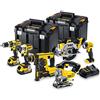 DeWalt - Set di 6 Strumenti agli Ioni di Litio, da 18 V, XR (3 x 4,0 Ah) + Valigetta Tstak, Codice dell'Articolo: DCK699M3T