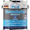 Plid® Vernice per calcestruzzo per interni ed esterni, resistente al gelo, grigio argento, 2,5 l, rivestimento per pavimenti, in plastica liquida, per cemento, muratura e legno, made in Germany