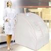 POPSPARK Cabina Sauna a vapore Sauna domestica in casa Bagno di vapore portatile a casa Mobile Sauna Spa (Argento)