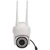 BROLEO Telecamera esterna wireless, 110-240V rotazione universale multi-schermo Telecamera di sicurezza Obiettivo grandangolare 2 MP per la casa (spina EU)