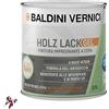 MASTERBRICO Baldini Vernici HolzLack Gel 750 ml Impregnante Legno Esterno Cera Cerato Bianco Trasparente, Noce Scuro