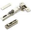 SOTECH 2 x SOTECH cerniere universali Salice con foratura a 110° T48 per porte arrotondate, in battuta e profilate con altezza piastra lineare 6 mm