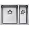 JASSFERRY Lavello da cucina in Acciaio Inox Spazzolato, Sottomontante Lavandino, con set di rifiuti, una vasca e mezzo