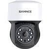 SANNCE PTZ Telecamera di Sorveglianza Esterna 1080P Analogica AHD Visione Notturna 30M, Rilevamento del Movimento,Pan 350°/Tilt 90° 2MP Telecamera ,Compatibile o Altro DVR di Controllo Coassiale