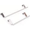 GUTE LINES Portastrofinacci Da Armadietto Portasciugamano Per Porte Gancio Dispenser in Acciaio Inox (36cm + 23cm)
