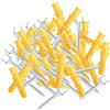 F Fityle 50 chiodi per battiscopa, viti a doppia estremità con tassello a vite, chiodi senza cuciture, chiodi speciali autofilettanti per battiscopa, 3,5mm