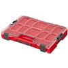 QBRICK SYSTEM Cassetta Attrezzi Vuota Porta PRO Organizer 200 RED Ultra HD Cassetta Assortita Scatola Di Ordinamento Per Viti Rosso 460 x 370 x 105 mm