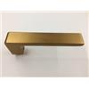 SECUREMME MANIGLIA QUADRA SECUREMME ALLUMINIO BRONZATO F4 SINGOLA PER PORTA BLINDATA DA ABBINARE A PLACCA PER PORTONE PORTA BLINDATA Q8 PZ 1