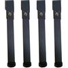 SGSKEIEY 4 Pz Piedi Per Rete A Doghe, Gambe Regolabili In Metallo Gambe Letto Di Supporto Per Mobili, per Mobili, Piedi Letto gambe di sostegno, adatte per telaio del letto (21cm,3 * 5cm)