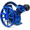 Queeucaer Compressore a forma di V, 5,5 CV, doppio cilindro, aggregato ad aria compressa, 44 x 32 x 42 cm, 600 l/min (21,1 cfm), 850 rpm
