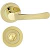 Domino Maniglia per porta Nova della R M1 in ottone lucido WC bagno []