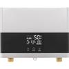 Madelynn Mini scaldabagno elettrico 6000 W elettrico istantaneo da cucina, montaggio a parete, scaldabagno elettrico con indicatore di temperatura LED e telecomando